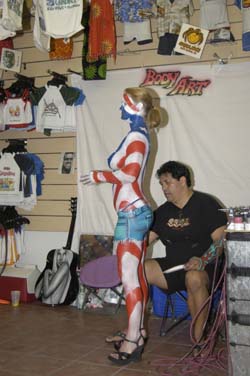 Body Painting 2005 photo - Duval Street, Key West